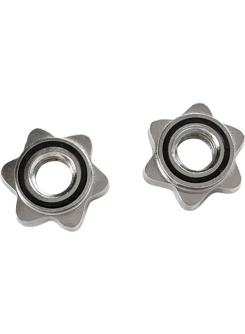 Chrome dumbbell bar 35-40cm, 2 pieces - Silver - Image 4
