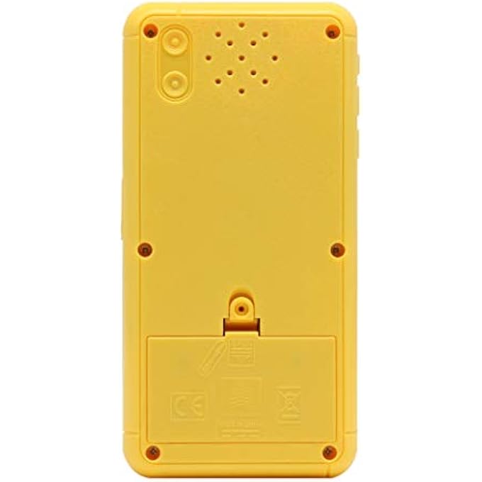 RETRO BLOCK GAME CONSOLE BRICK GAME CONSOLE WITH COLOR SHELL AND LARGE SCREEN POWERED BY 2 AA BATTERIES BUILD 23 GAMES AND WITH A SMALL BODY (YELLOW) - Image 5