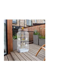 Large Bird cage with top stand 4 Food Container, 3 wood Stick and swing size 92 * 46 * 35.5 cm for big and medium parrots such as Casco Cockatoo conure Parakeet cockatiel - pzsku/Z5AB910E68B9FB1F130D3Z/45/_/1714162311/302577c2-c016-46d1-af42-405c3e285c16