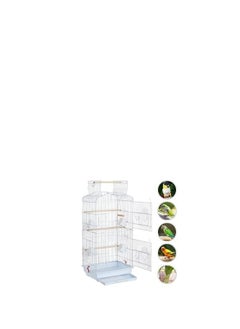 Large Bird cage with top stand 4 Food Container, 3 wood Stick and swing size 92 * 46 * 35.5 cm for big and medium parrots such as Casco Cockatoo conure Parakeet cockatiel - pzsku/Z5AB910E68B9FB1F130D3Z/45/_/1714448700/e2b9f464-d585-41bc-b0af-4d40dedb4a3b