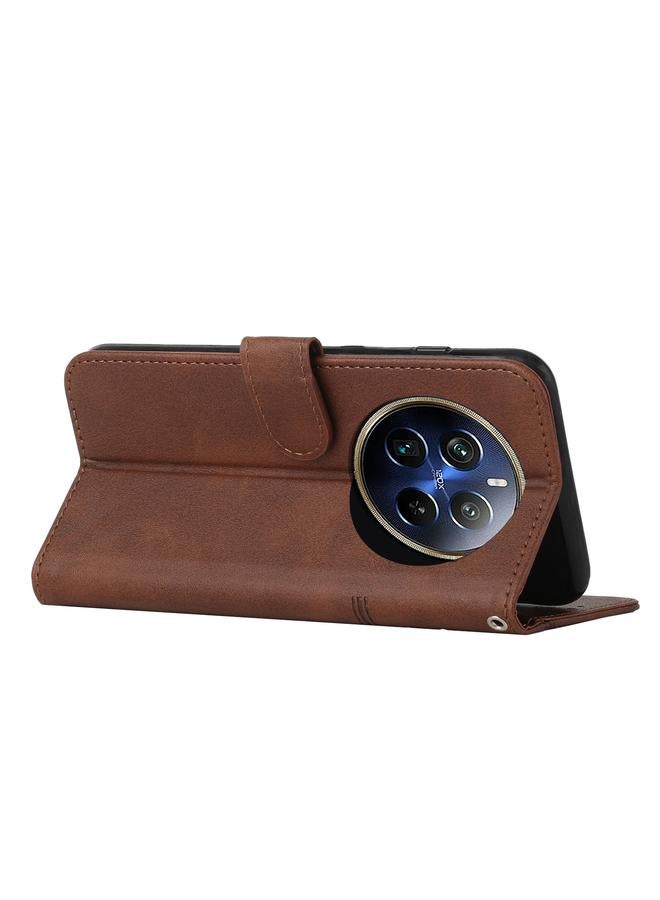 S-TOP Case For Realme 12 Pro+ Stitching Calf Texture Buckle Leather Phone Case - Image 3