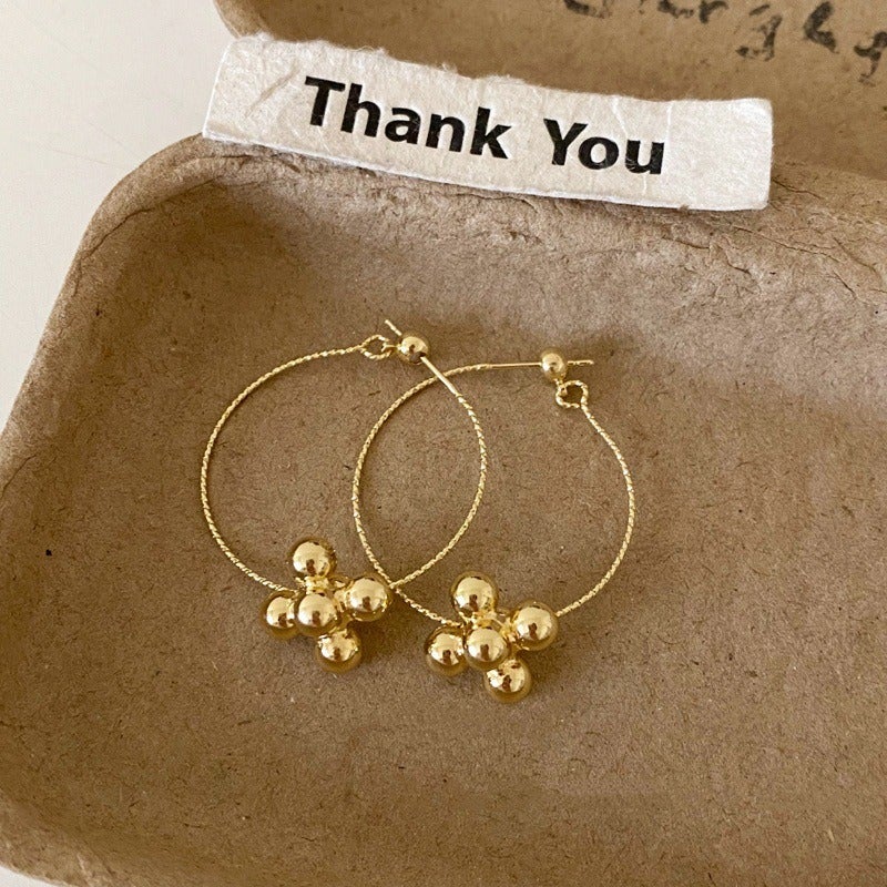 Luxury Creative Fashion Minimalist Metal Hoop Earrings - Trendy Elegant Ear Accessories for Women