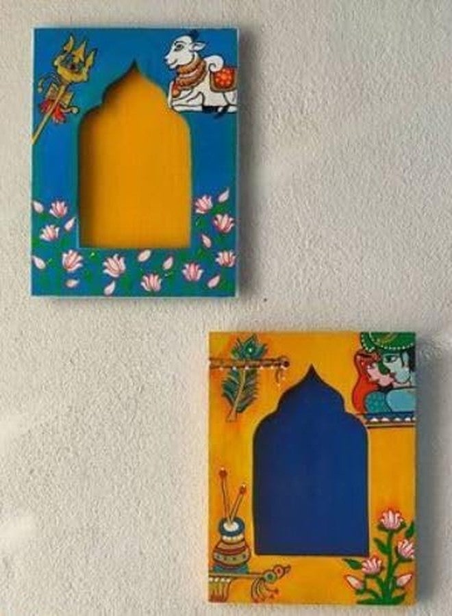 CRAFTNICHE قاعدة جهوروكا سادة من كرافتنيش مصنوعة من خشب MDF مقطوع، مثالية للأعمال الفنية والحرف اليدوية، وديكورات جدارية، وهدايا للمهرجانات، وحفلات الزفاف (21 سم × 30 سم) (مجموعة من قطعة واحدة) - Image 4