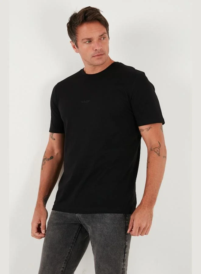 Buratti Detailed Cotton Regular Fit Crew Neck T-Shirt Men's T-Shirt 59020203