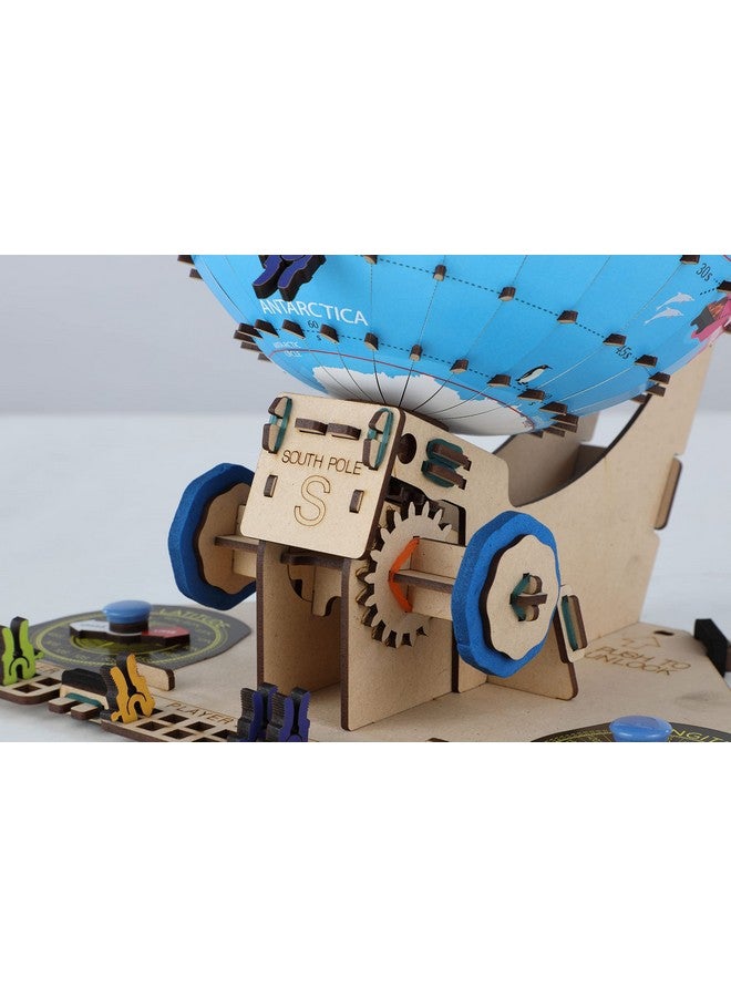 سمارتيفيتي لعبة تعليمية على شكل جذع هندسي خشبي من Globe Explorer للأطفال من سن 8 سنوات فما فوق - Image 5