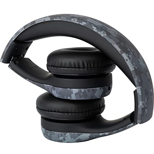 Snug Play+ Kids Headphones – Volume Limited 93dB for Safe Listening – Foldable, Durable Headphones for Toddlers, Boys & Girls – Tangle-Free Cord – Ideal for Travel, School, Tablets - Black Digi Camo - Image 2