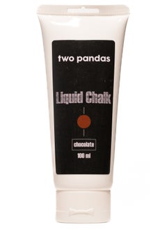 two pandas Pandas Liquid Chalk (Brown Chocolate) For Rock Climbing Calisthenics Bouldering Gym Crossfit Gymnastics Weightlifting (Not For Pole Dancing)  - Image 1