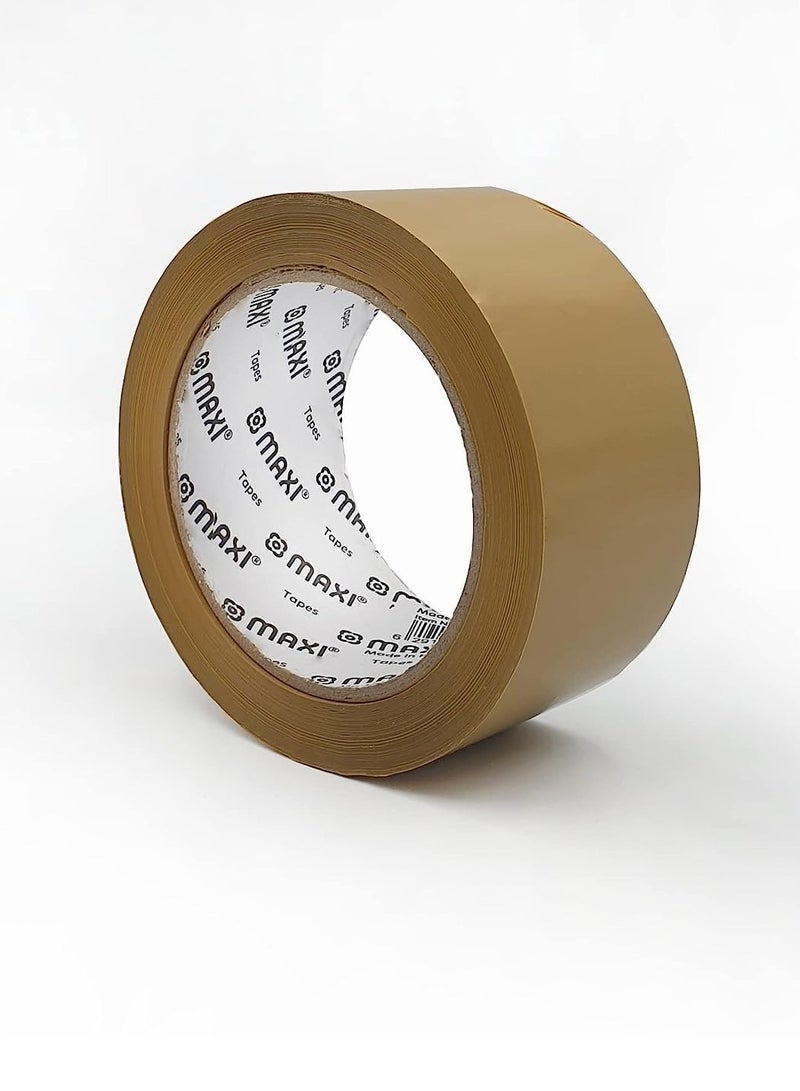 Maxi شريط تغليف بني مقاس 2 بوصة، قطعة واحدة، 100 ياردة - Image 2