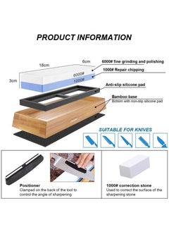 4 Piece First Quality Knife Sharpening Set 1000 6000 Sharpening Stone Bamboo Based Professional Set Wet Sharpening - pzsku/Z5AB9DB2816B90349B499Z/45/_/1740587428/301d1119-01f8-4404-a48a-a67a4379ba52