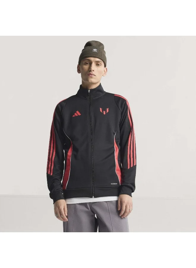 Adidas Messi Jacket Black Football Track Tops For Men XS
