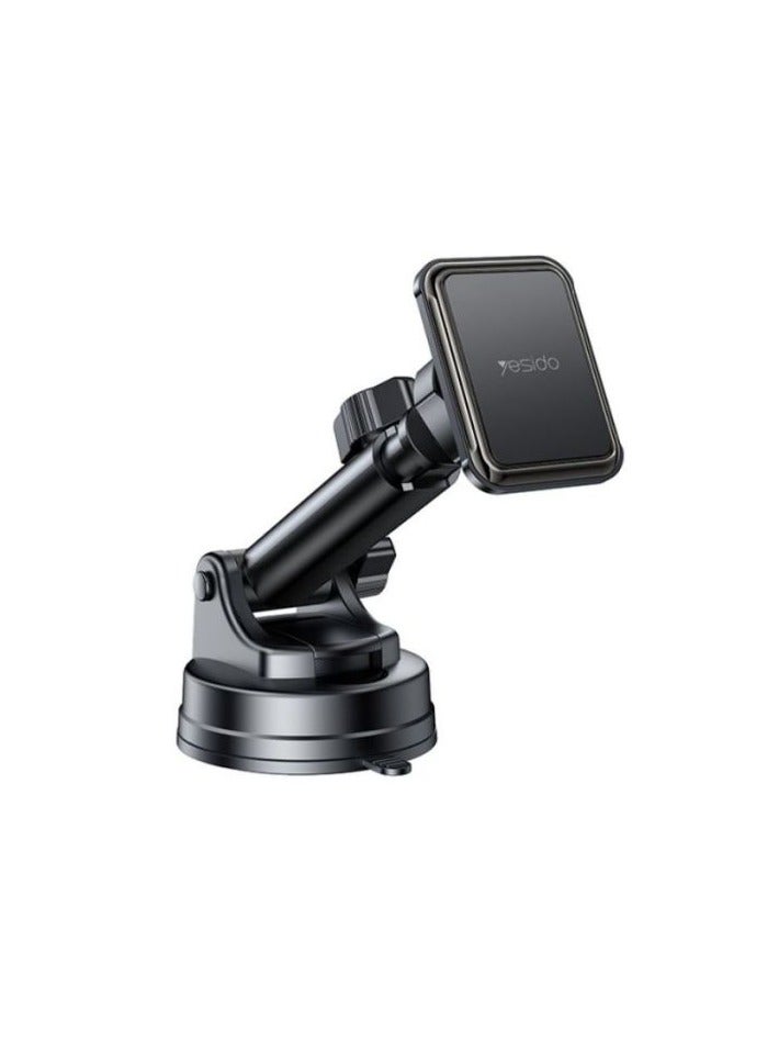 Yesido C263 360 Rotating Base Strong Suction Cup Telescopic Clamp Arm Design Car Magnetic Phone Holder - Image 1