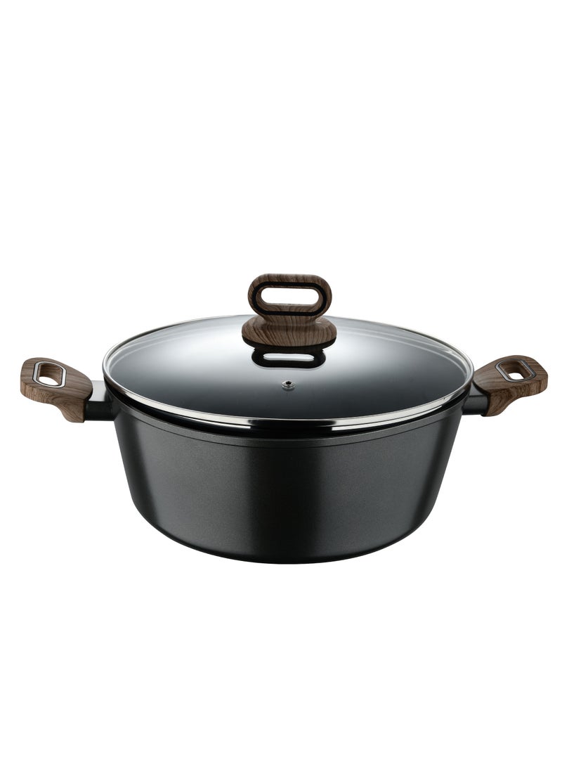 BERGNER ULTIMATE TX FORGED ALUMINUM CASSEROLE + LID 30 CM WITH HEATDOT TECHNOLOGY, INDUCTION BOTTOM, GREY COLOR, BG36174GY - Image 2