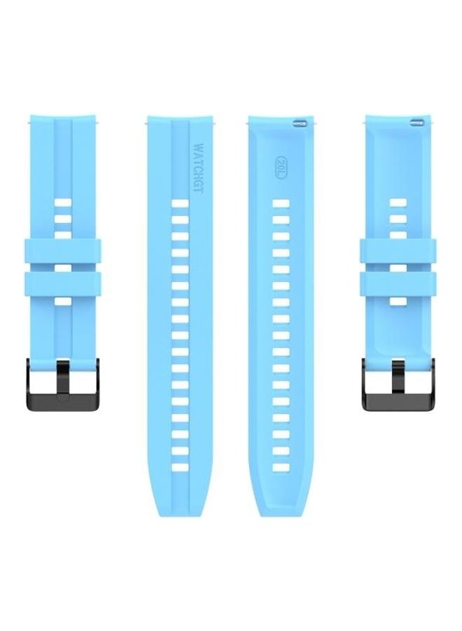 NIBEMINENT For Huawei Watch GT 2 Replacement Wrist Strap Watchband With Buckle Sky Blue  - Image 2