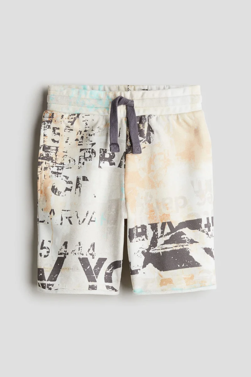 H&M Printed Sweatshorts