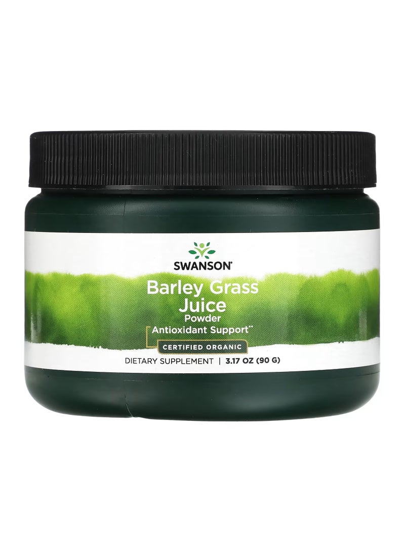 سوانسون، مسحوق عصير عشبة الشعير، 3.17 أونصة (90 جم)