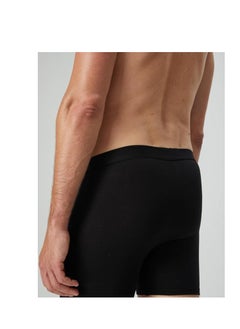 GUDOO 5 Pack Mens Trunks Underwear Cotton Boxer Briefs Short Leg Comfortable Underpants Black and Grey  - Image 3