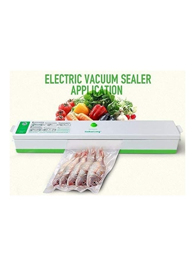 Automatic Household Food Vacuum Sealer Packaging Machine With Bags White - Image 4