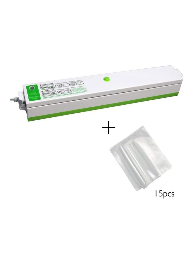 Automatic Household Food Vacuum Sealer Packaging Machine With Bags White - Image 2