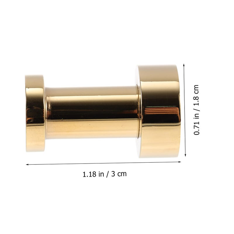 Gold Brass Wall Mounted Towel Hooks 2 Pack Space Saving Easy Installation - Image 4