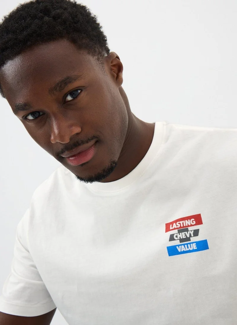 Matalan White Chevy Printed T-Shirt