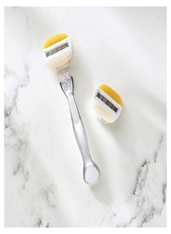 Venus Gillette Venus Olay Women Razor 1 Metal Handle Plus 6 Blade Coconut  - Image 4