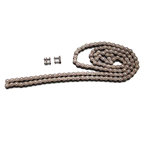 PRO BAT سلسلة قيادة PRO BAT 25H 158 رابط مع 2 قطعة إضافية من وصلة الماستر الاحتياطية لدراجات الأطفال ATV رباعية العجلات 2 ضربات 43cc 47cc 49cc دراجة جيب سوبر - Image 1