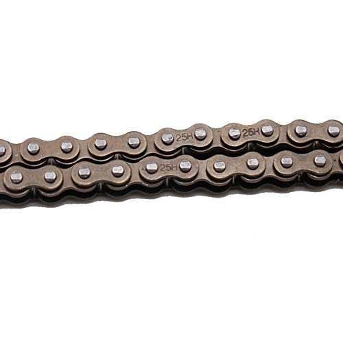 PRO BAT سلسلة قيادة PRO BAT 25H 158 رابط مع 2 قطعة إضافية من وصلة الماستر الاحتياطية لدراجات الأطفال ATV رباعية العجلات 2 ضربات 43cc 47cc 49cc دراجة جيب سوبر - Image 3