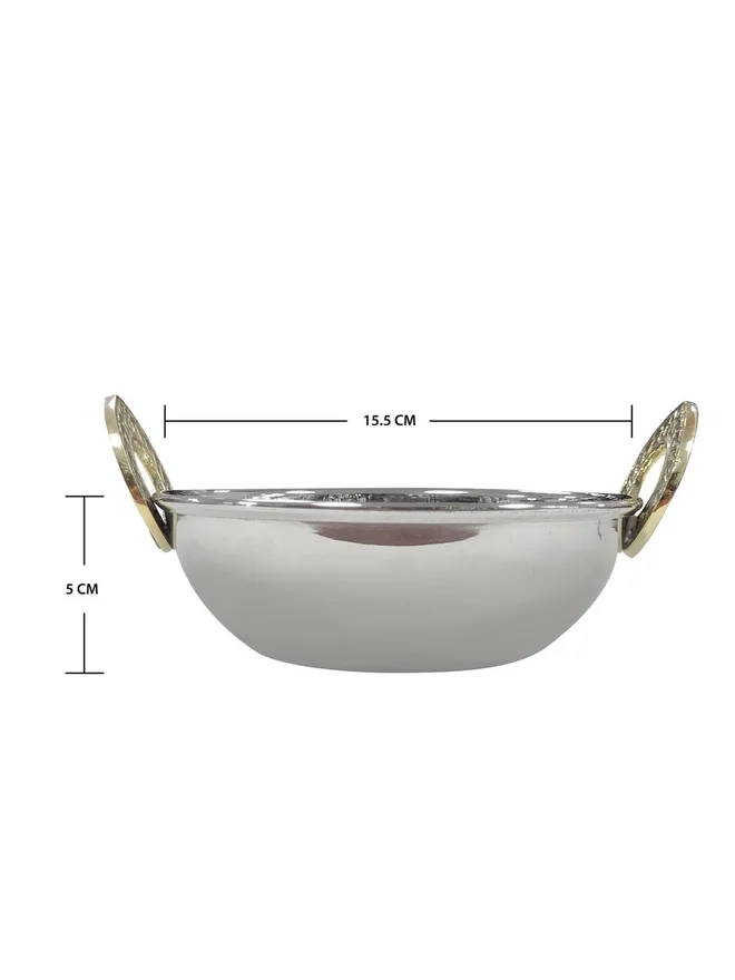 راج مقلاة ستانلس ستيل بمقبضين جانبيين