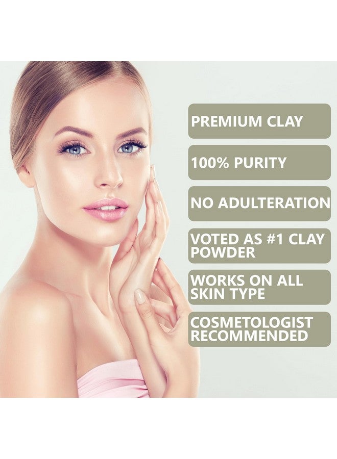 Hollywood Secrets Clay Powders 200gms (Pure Dead Sea Mud) | Healing Clay | Skin Brightening | For Face, Body, Foot - Image 2