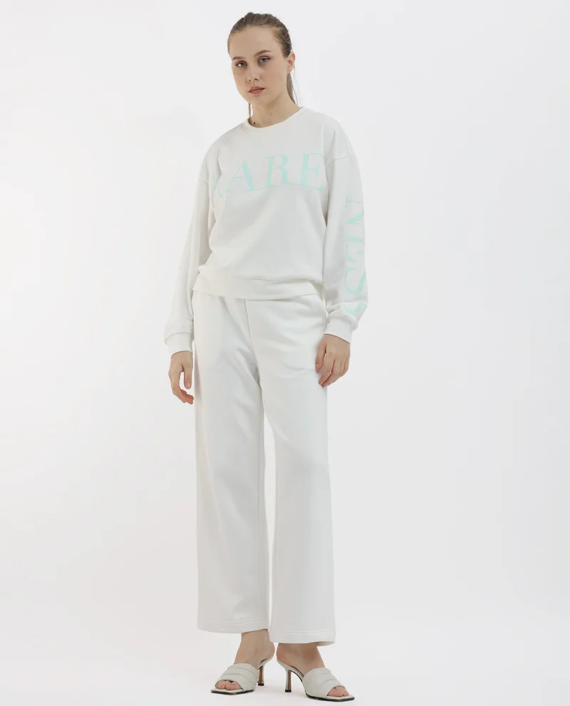 ريريزم Women's Relaxed Comfort Wide Leg Sweatpants