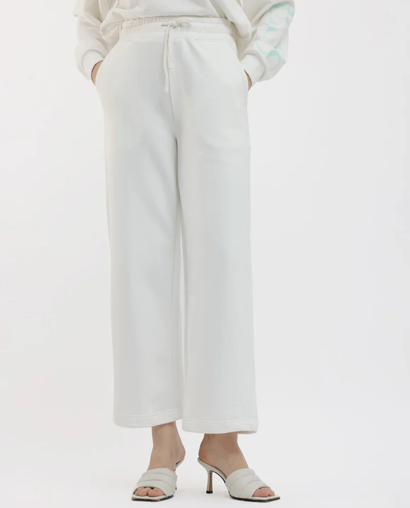 Rareism Women's Relaxed Comfort Wide Leg Sweatpants