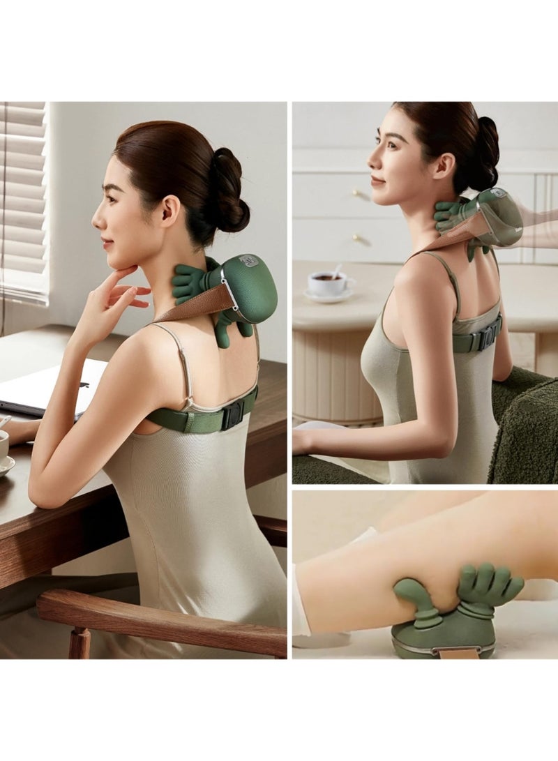 ليموس جهاز تدليك الرقبة مع خاصية التسخين لتخفيف آلام الأنسجة العميقة، وجهاز تدليك الكتفين والظهر، وجهاز تدليك الرقبة والظهر 2026 (إصدار مطور) - Image 5