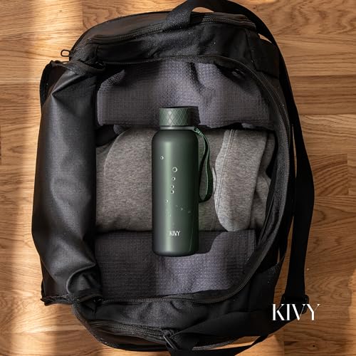 KIVY Slim Water Bottle 22oz Lightweight Shatterproof Reusable Tritan Water Bottle Leak Proof Bottle for Women Men Water Bottle No Straw Dishwasher Safe BPA Free - Image 3