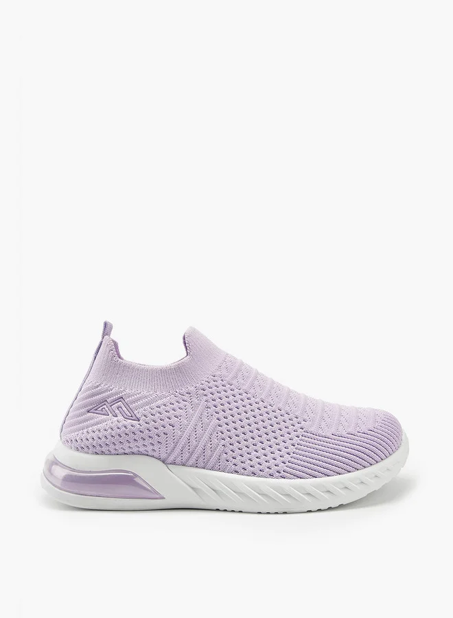 Oaklan by Shoexpress Textured Slip-On Sports Shoes with Pull Tab