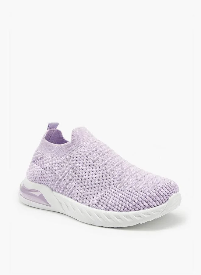 Oaklan by Shoexpress Textured Slip-On Sports Shoes with Pull Tab