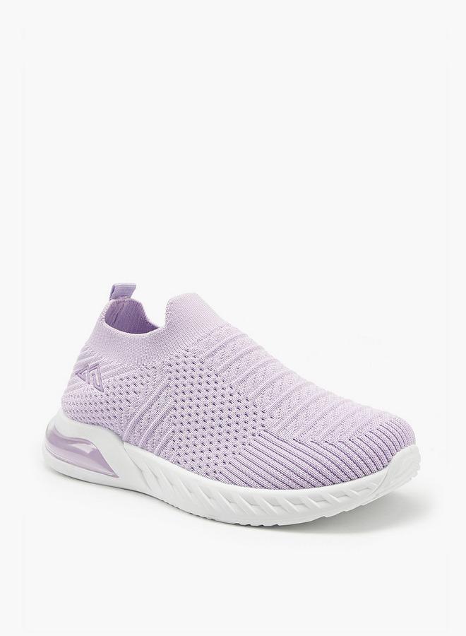 Oaklan by Shoexpress Textured Slip-On Sports Shoes with Pull Tab - Image 1