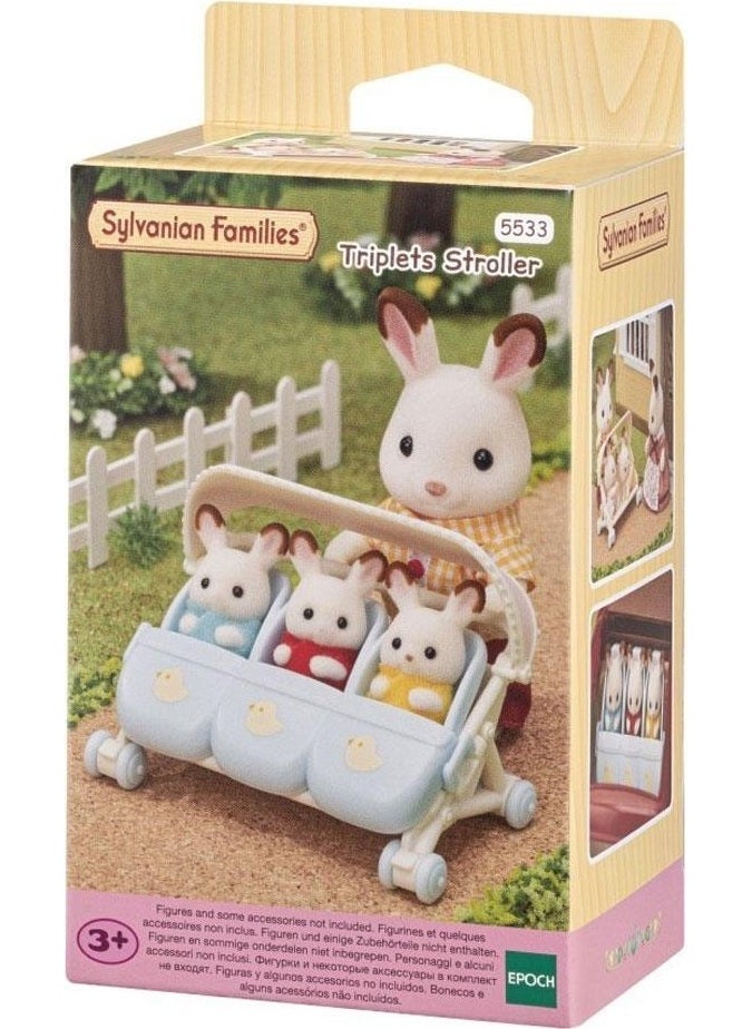 Sylvanian Families Triplet Baby Stroller 5533  - Image 1
