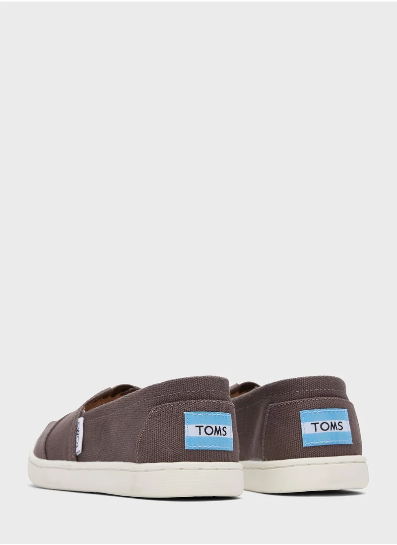 TOMS Youth Casual Slip Ons