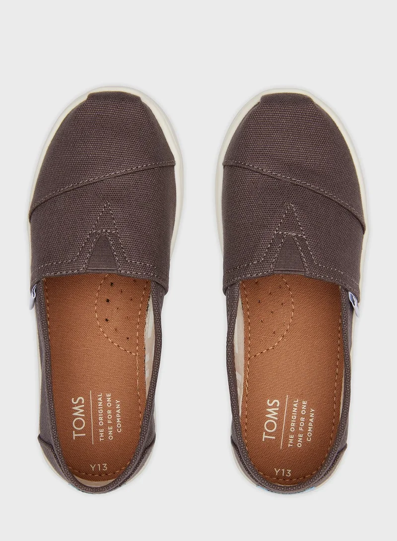 TOMS Youth Casual Slip Ons