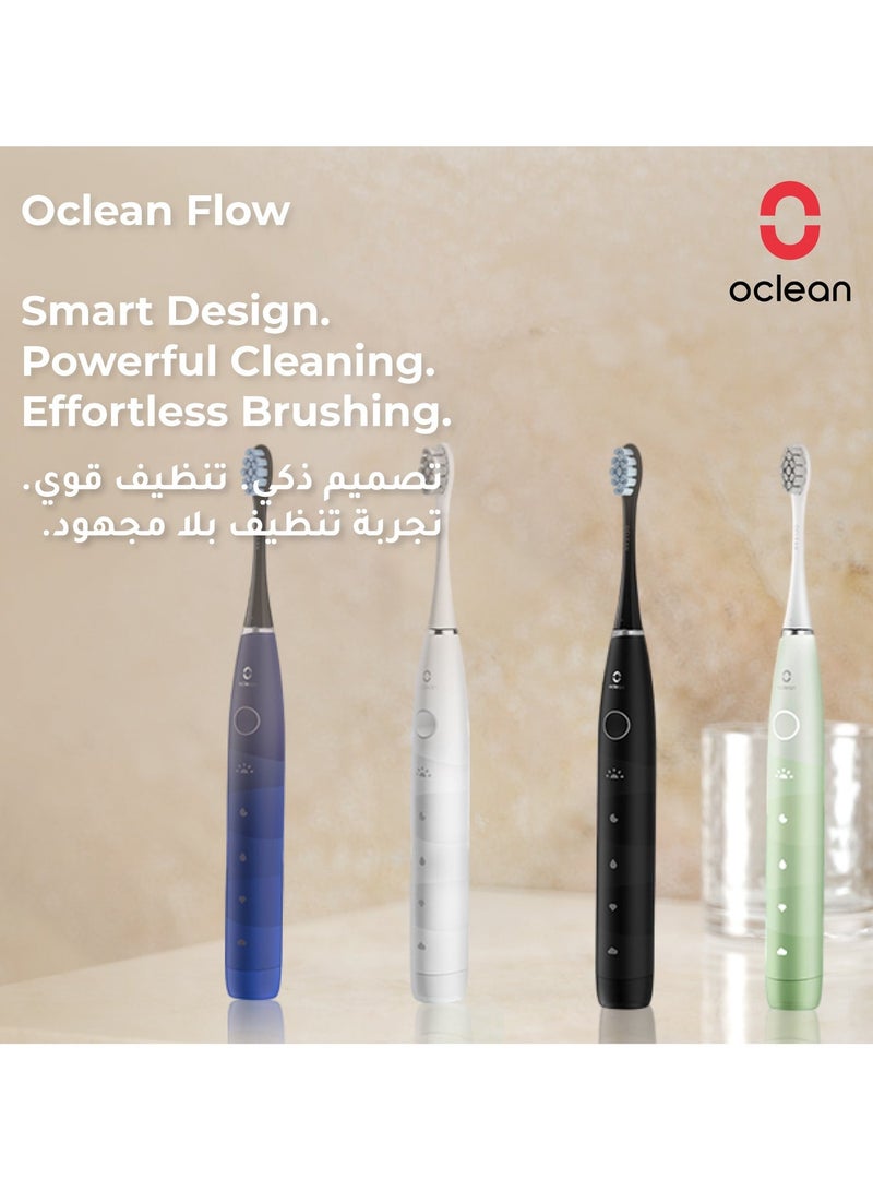 Oclean Flow Smart Sonic Electric Toothbrush — Green — 5 Brushing Modes – 180 - Day Battery – Deep Clean - Image 2