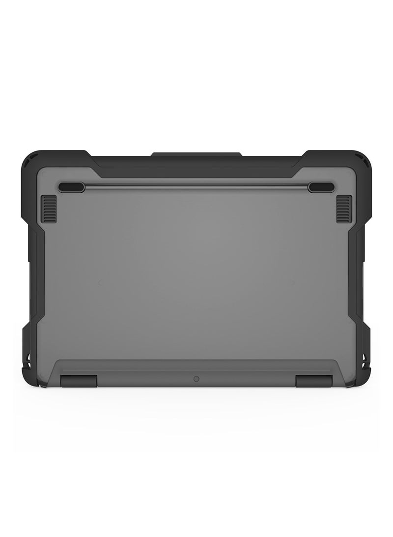 عام غطاء قوي من مادة PC+TPU لجهاز Dell Chromebook 11.6 بوصة طراز 3100، غطاء واقي مضاد للصدمات مزود بفتحات تبريد وحامل مدمج. - Image 3