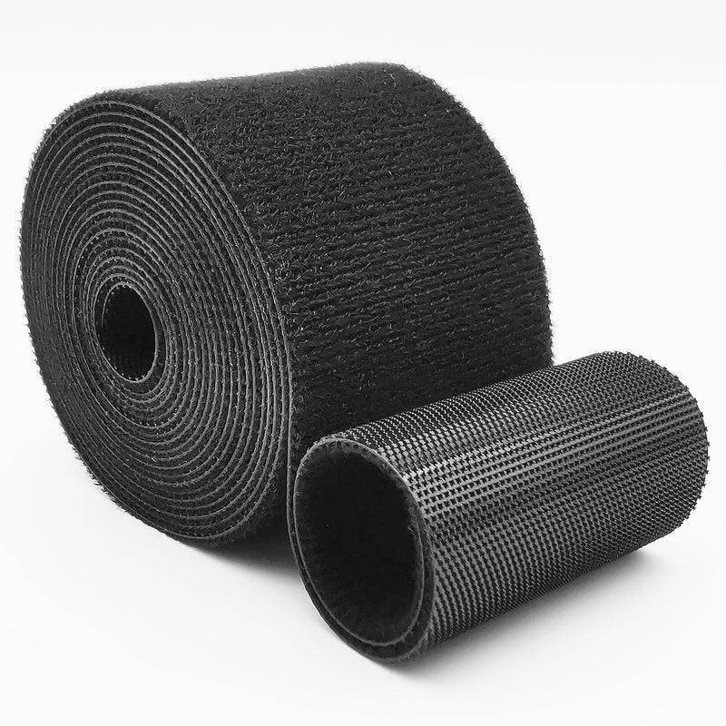 Matenf DoubleSided Hook and Loop Straps SelfGripping 2 Inch Wide Cut to Length Heavy Duty Quick Wrap Cable Straps Hook Loop Roll for Bundling Fastening Storage and Organization 2 x 8
