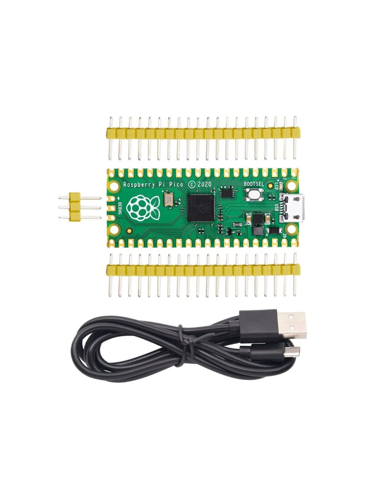 Keyestudio Raspberry Pi Pico Basic Starter Kit with Headers micro USB ...