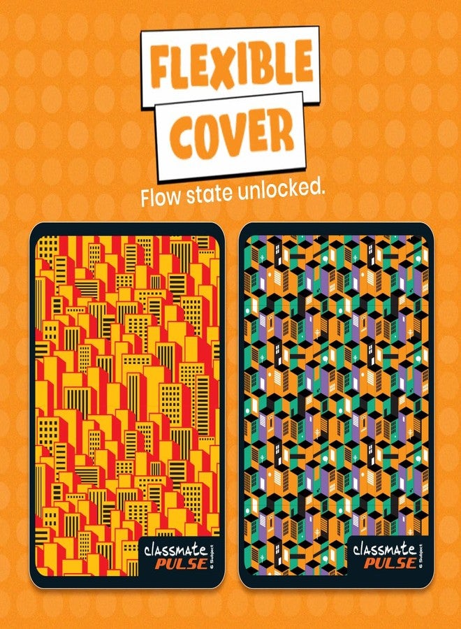 Classmate Pulse 6 Subject Spiral Notebook - Pack of 3 | Unruled | 300 Pages | 24.0cm x 18.0cm | Attractive Cover Designs | Soft Cover | Notebooks for College Students - Image 5