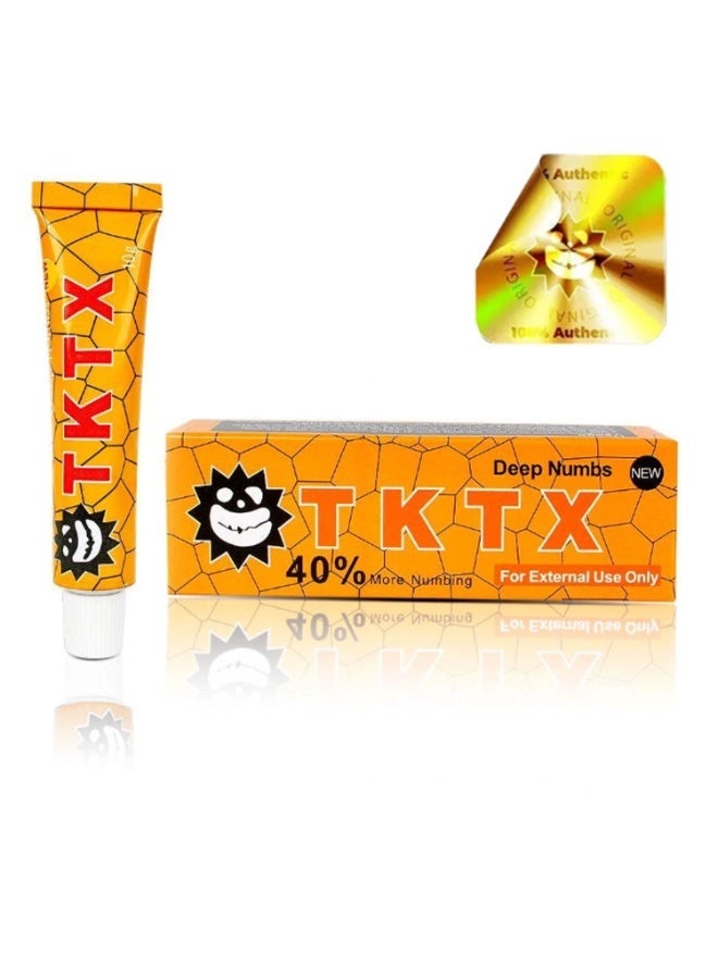 TKTX Orange 40% Numbing Cream, Anesthetic Cream - Tattoo Numbing Cream - Image 2