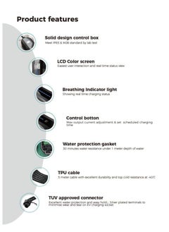 Cordova Teison GB/T Plug Charger with LCD Displey EVSE 32 A Smart Portable Electric Vehicle Charger with 3PIN Plug for VW ID 4 ID6  - Image 5