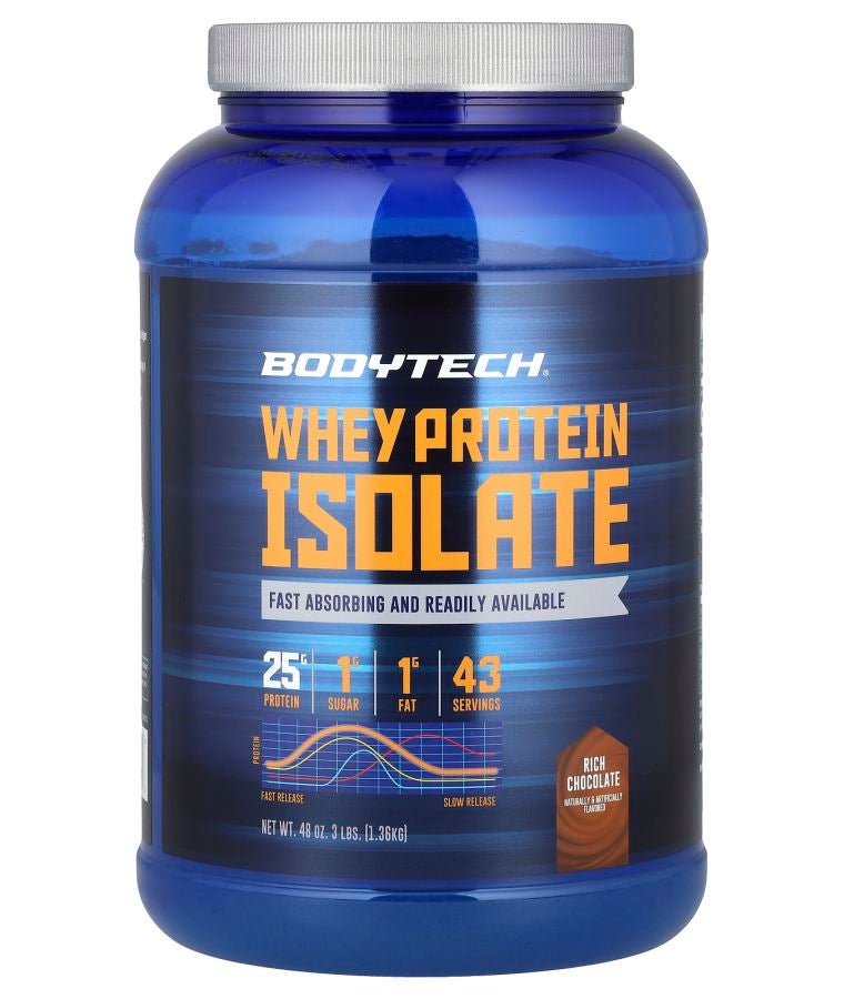 Whey Protein Isolate Rich Chocolate 3 lbs (1.36 kg)