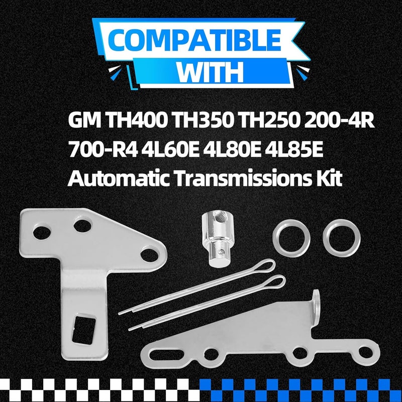 MILIPARTS Automatic Shifter Bracket and Lever Kit with Swivel/Cotter Pin for GM Transmissions - Image 2