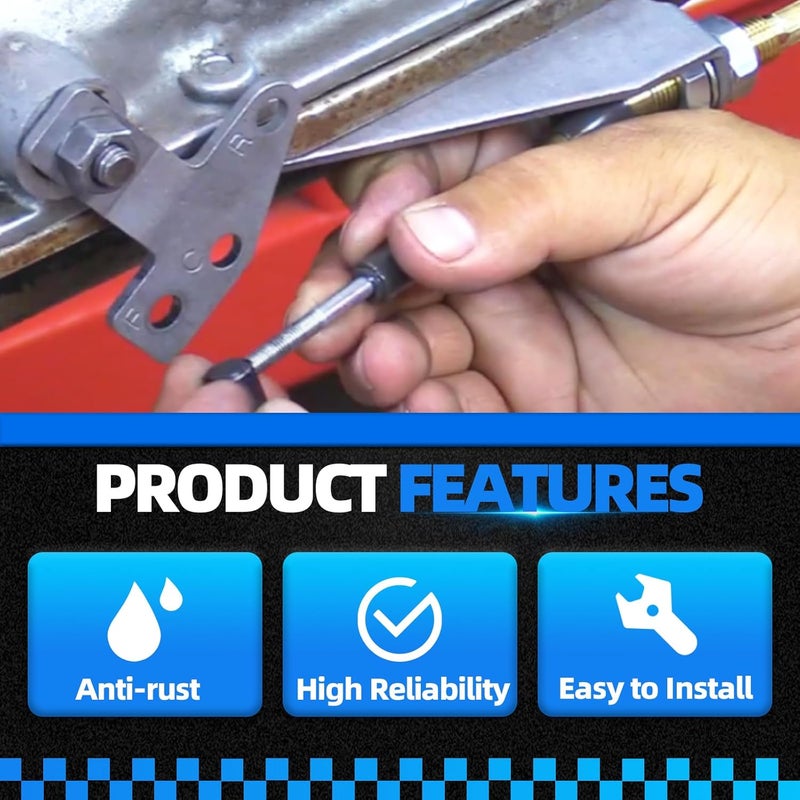 MILIPARTS Automatic Shifter Bracket and Lever Kit with Swivel/Cotter Pin for GM Transmissions - Image 5