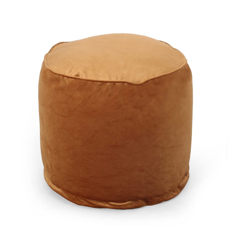 Christopher Knight Home Gwinnett Pouf Apricot